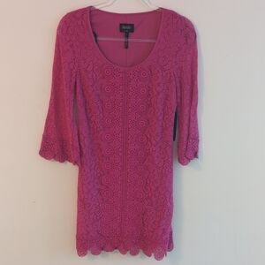 Laundry By Shelli Segal Crochet Dress